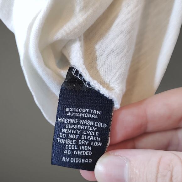 Toscano White Polo Shirt Resortwear Casual Italy Made Modal Cotton Preppy Golf M - Picture 3 of 7